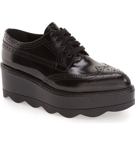 prada oxford shoes 2014|Prada platform oxfords.